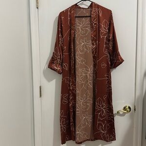 Silk robe